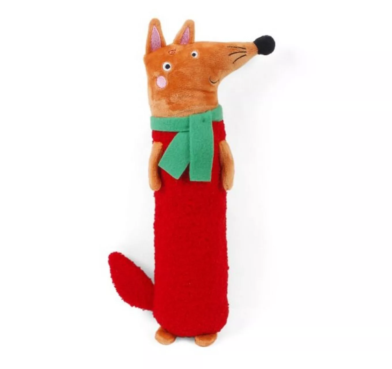 Red Fox Sausage Squeaker (L)
