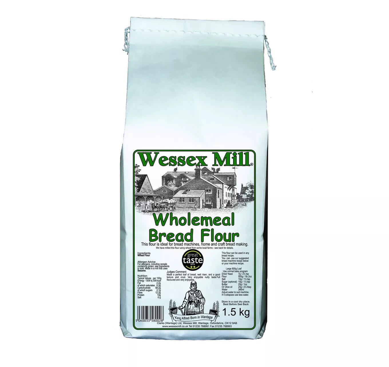 Wholemeal Bread Flour 1.5kg