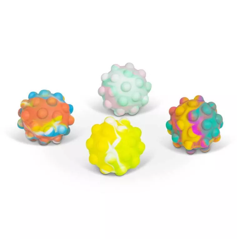 Mega Push Poppers Fidget Ball 10cm - Each