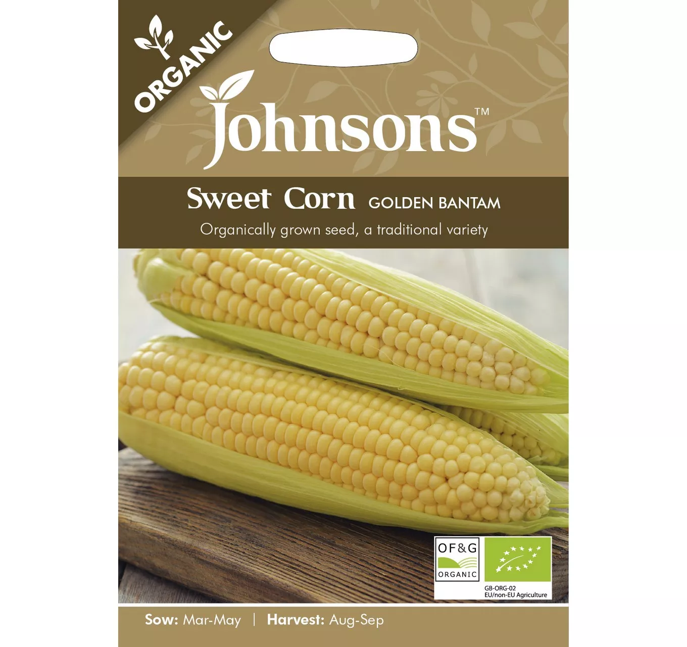ORG Sweet Corn Golden Bantam