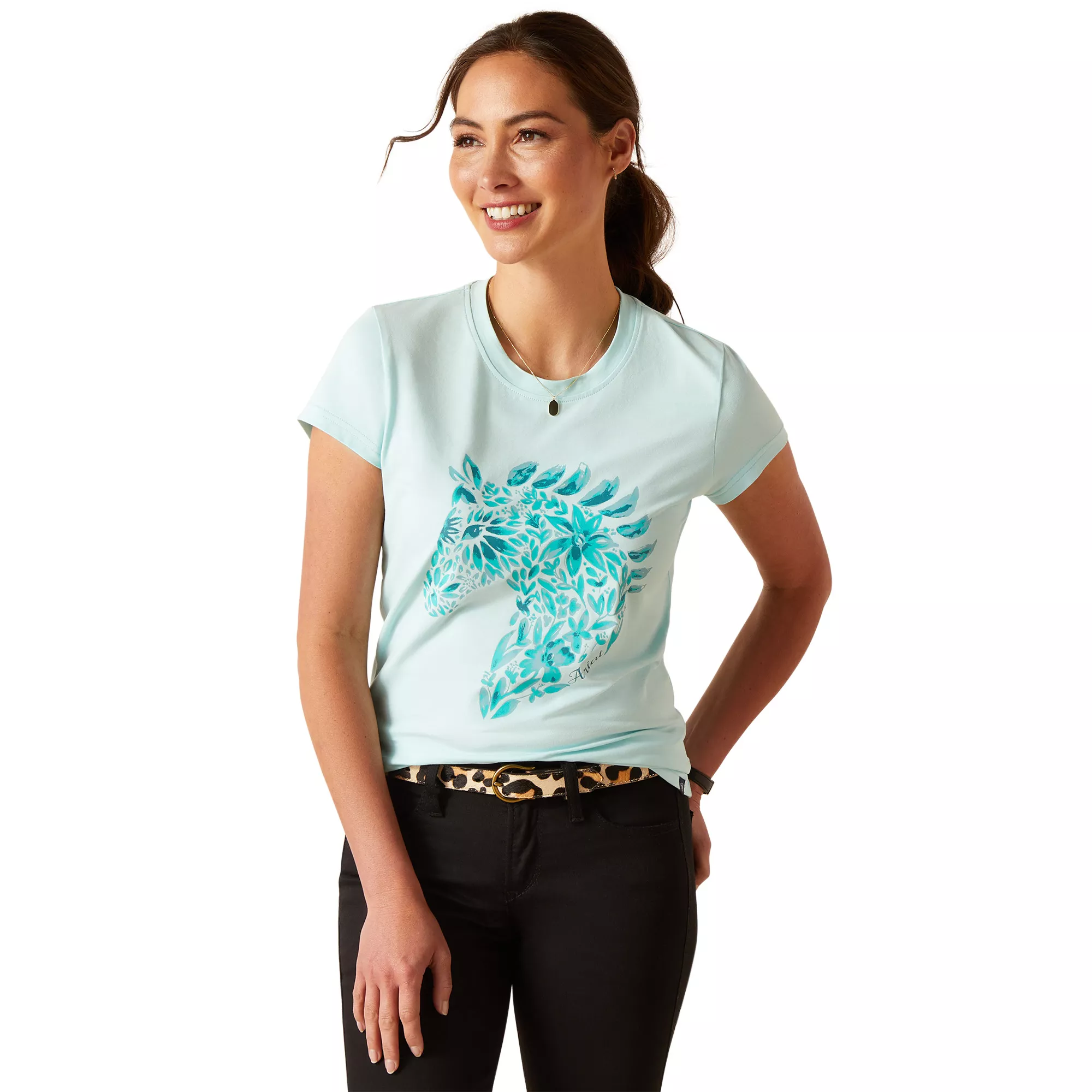 Womens Floral Mosaic T-Shirt