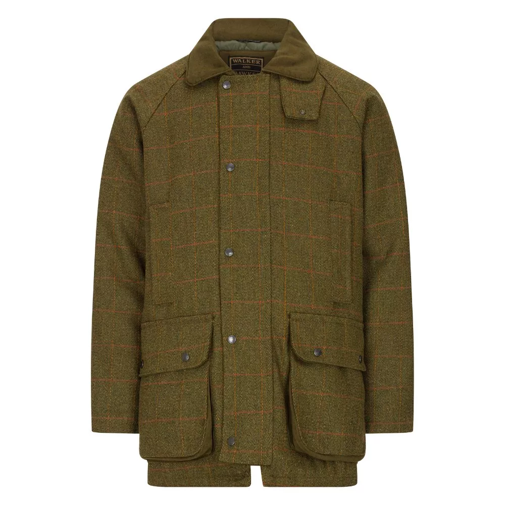 Men’s Tweed Barlaston Shooting Jacket Dark Sage L