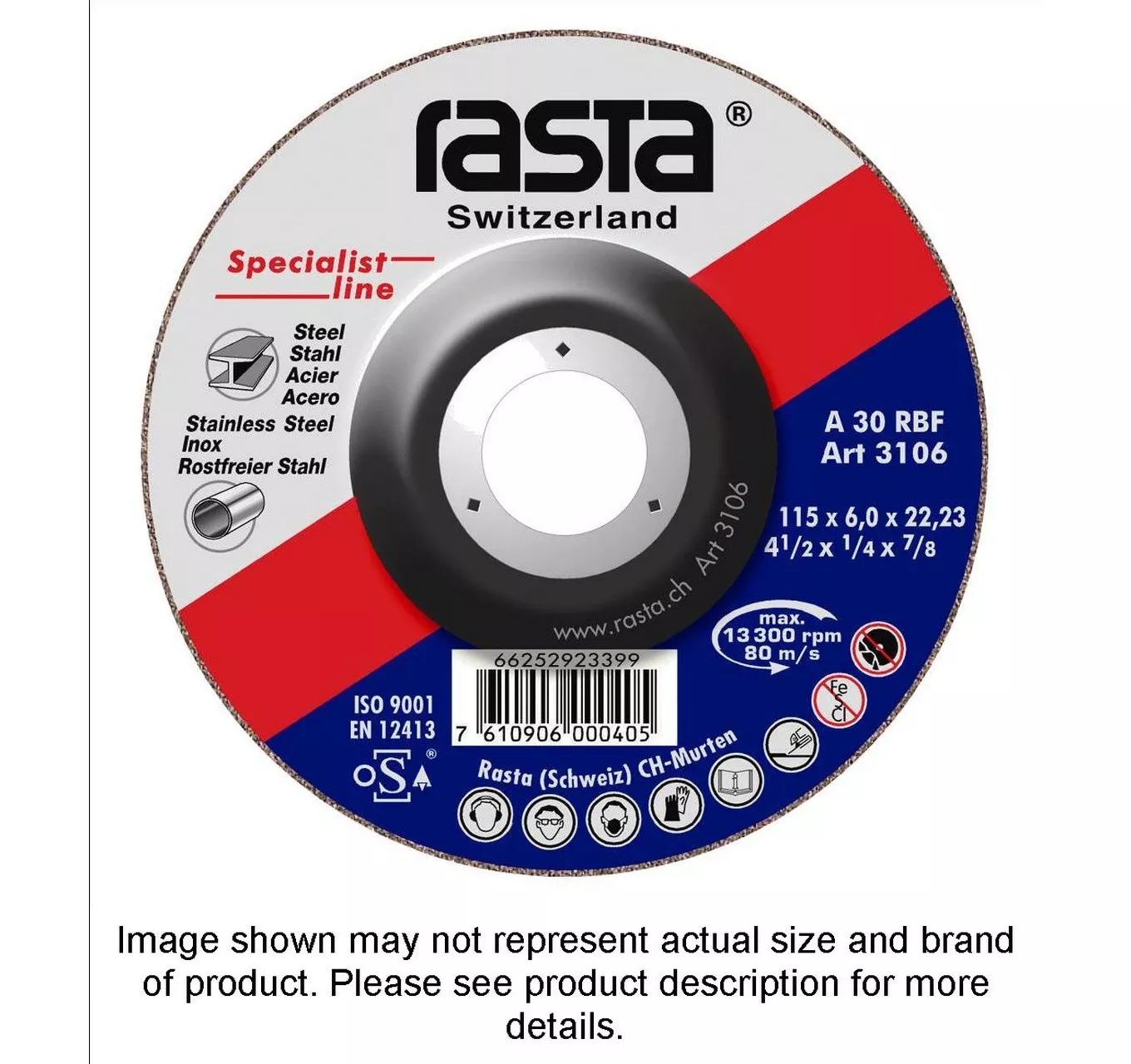 Metal Grinding Disc 230x6mm