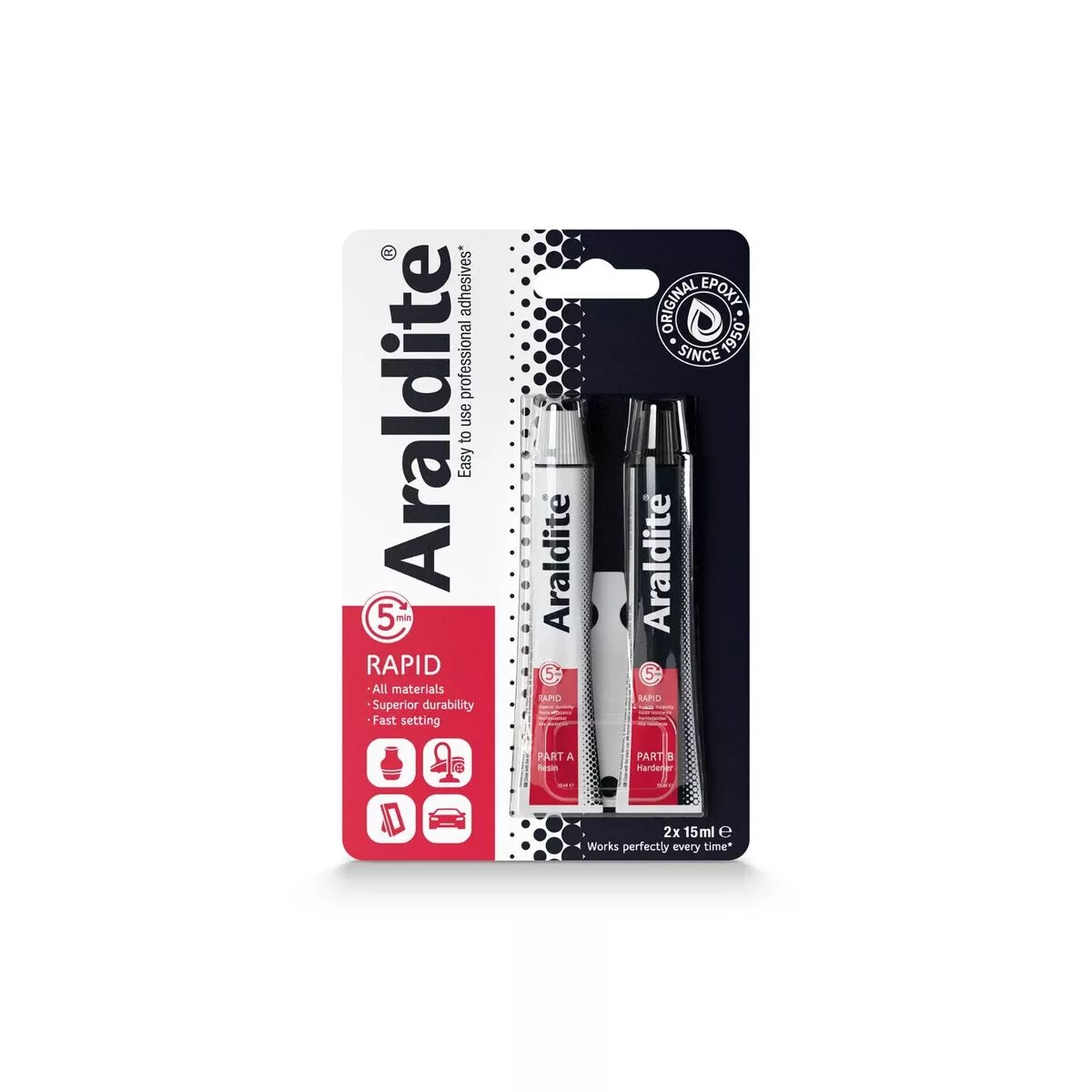 Araldite Rapid (Red) 2 x 15ml