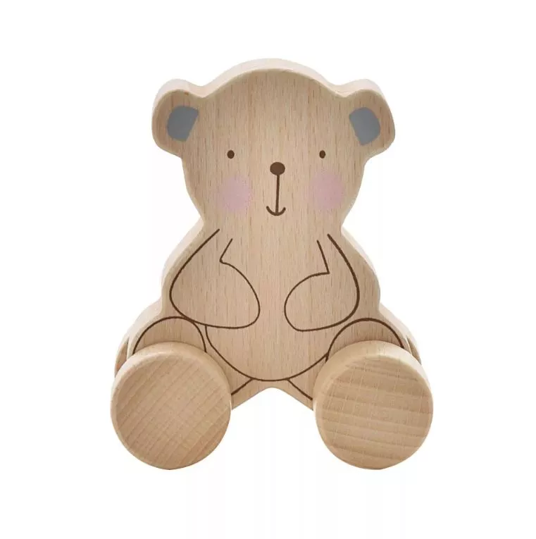 Bambino Wooden Toy Push Animals - Each