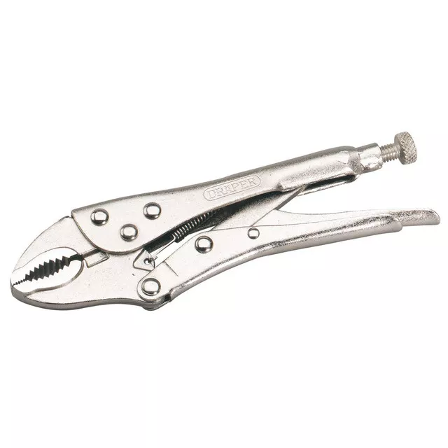 Curved Jaw Self Grip Pliers, 185mm