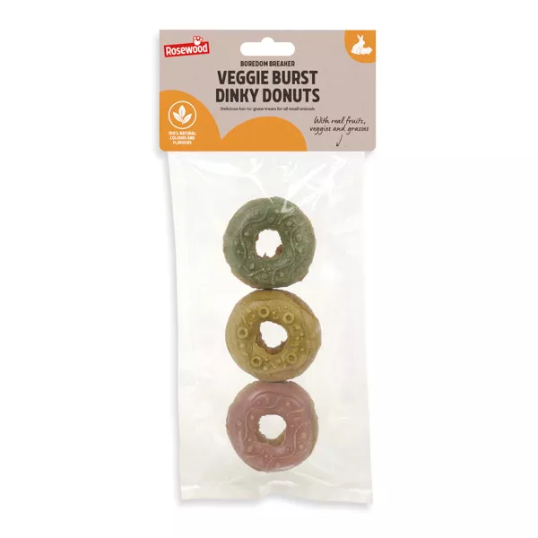 Veggie Burst Dinky Donuts 3pk