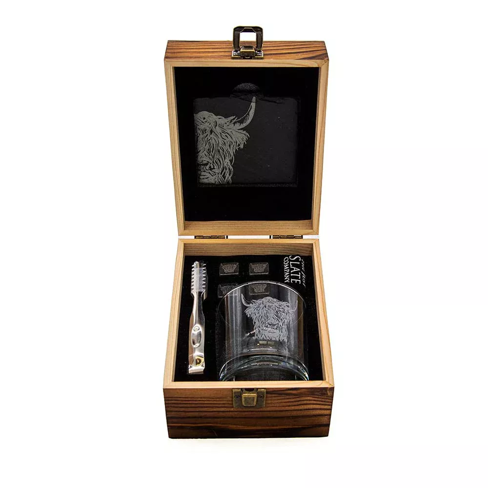 Selbrae Drinks Set - Highland Cow