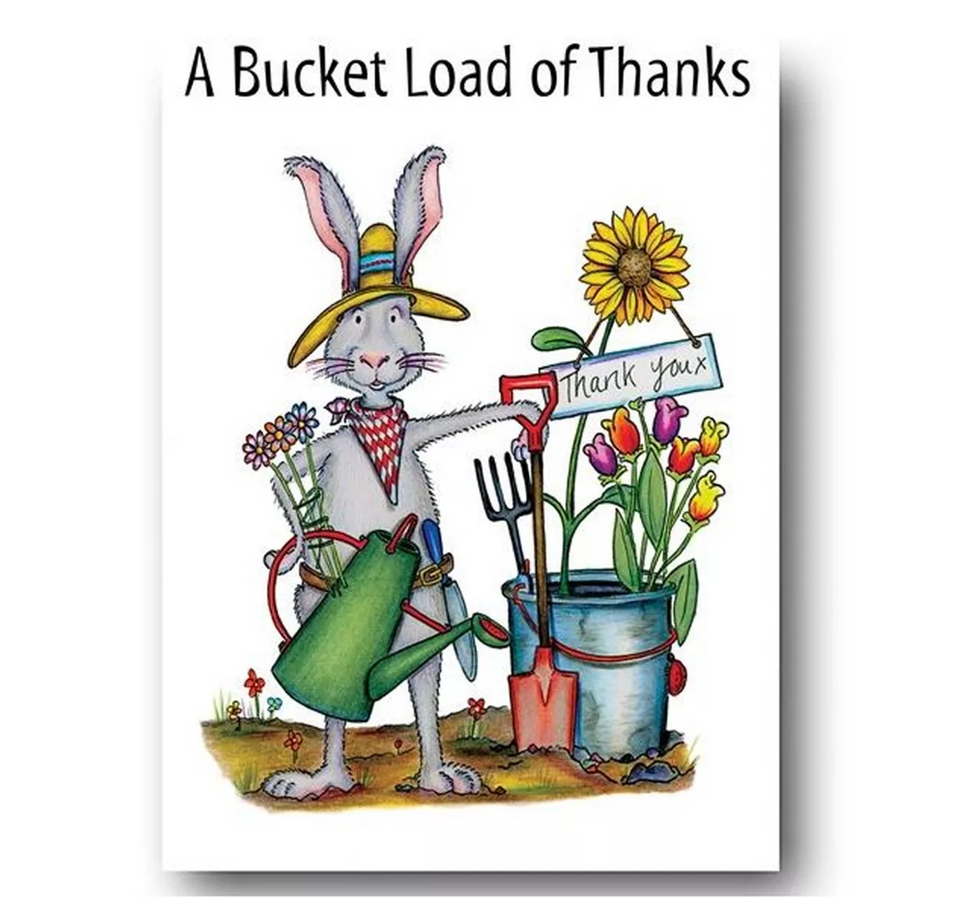 Rabbit Bucket - Card