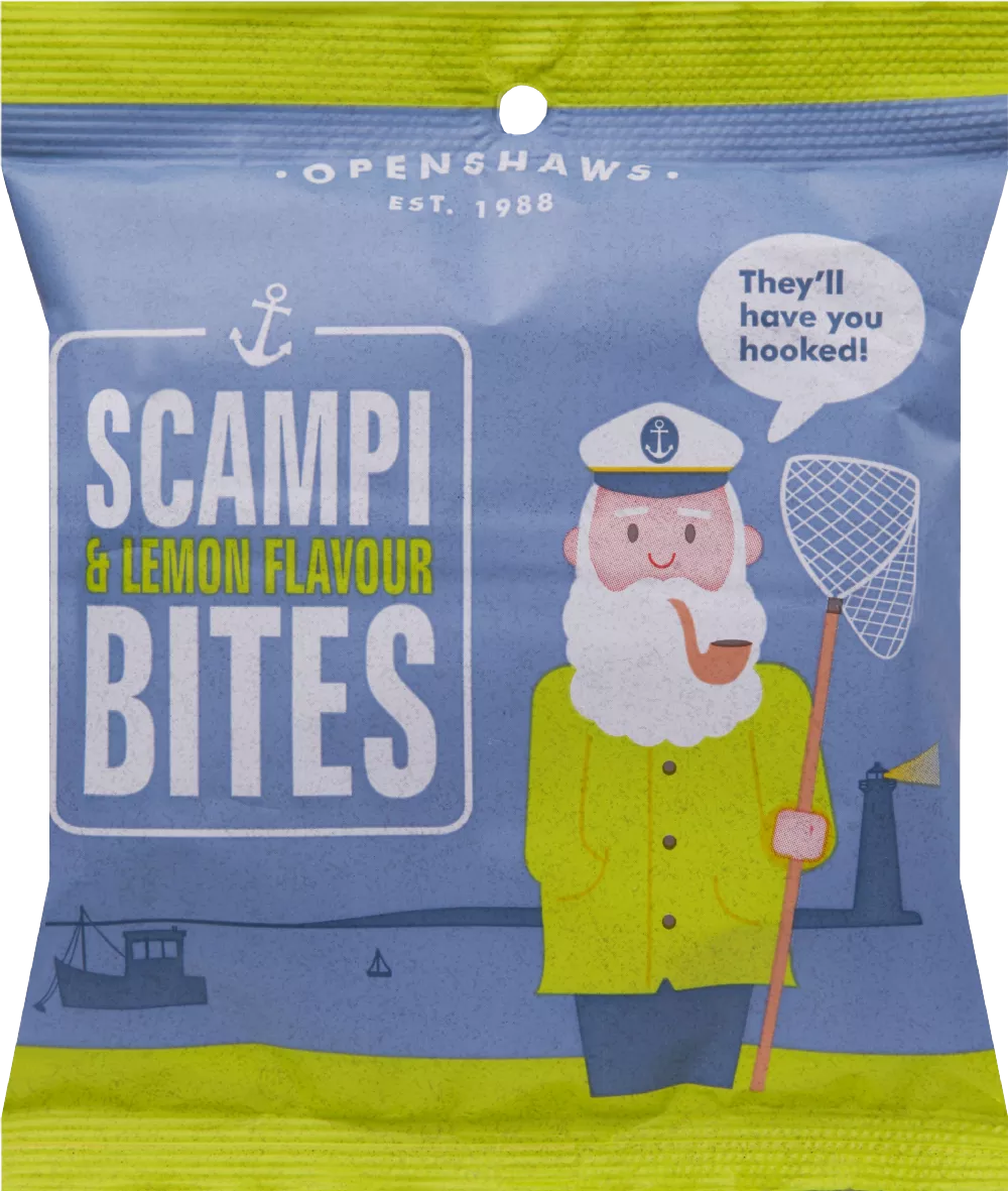 Scampi & Lemon Flavour Bites 40g