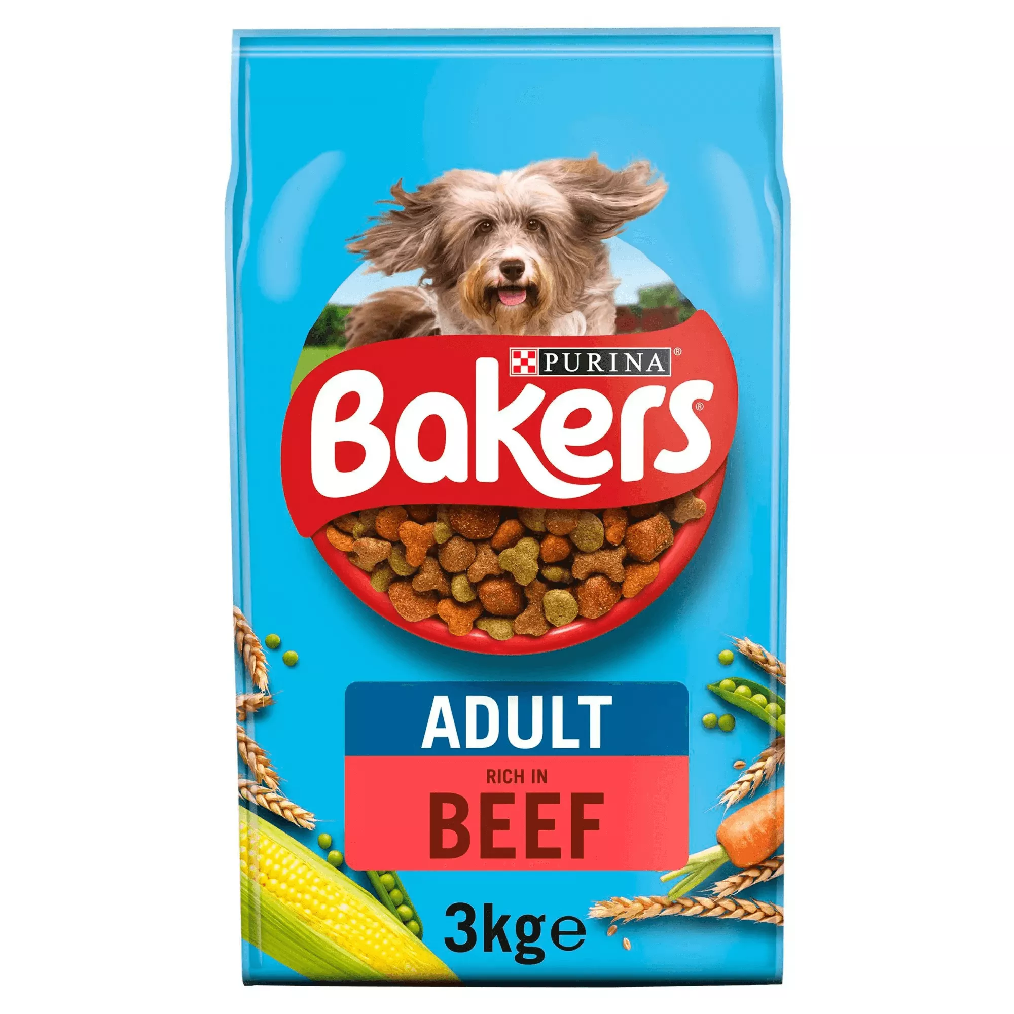 Bakers Adult Beef & Veg 3kg