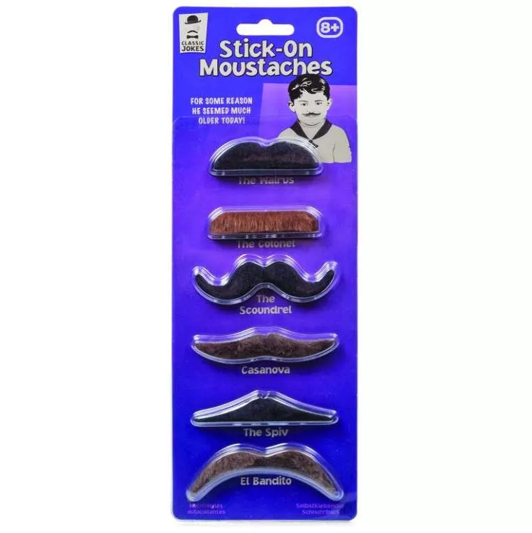 Stick-On Moustaches