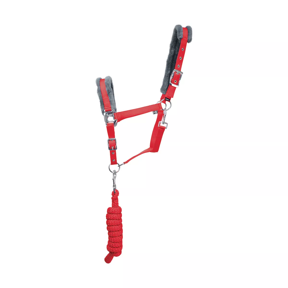 Active Head Collar & Lead Rope Red Cob