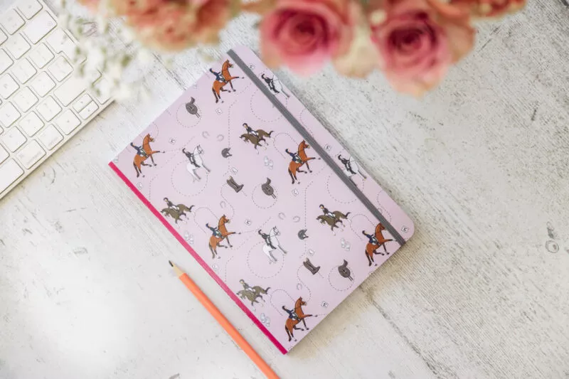 ‘Dressage’ Softcover Lined Notebook