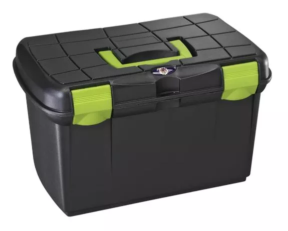 Tack Box Medium Black & Pistachio