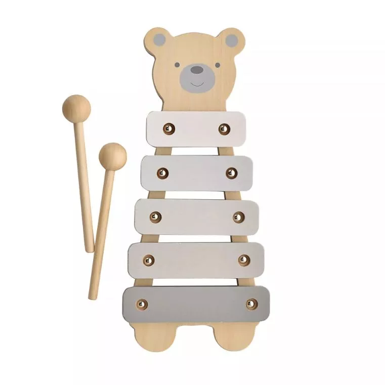 Bambino Wooden Toy Xylophone - Teddy