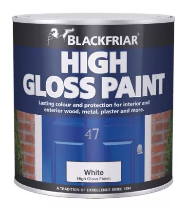 Blackfriar High Gloss Paint White 500ml