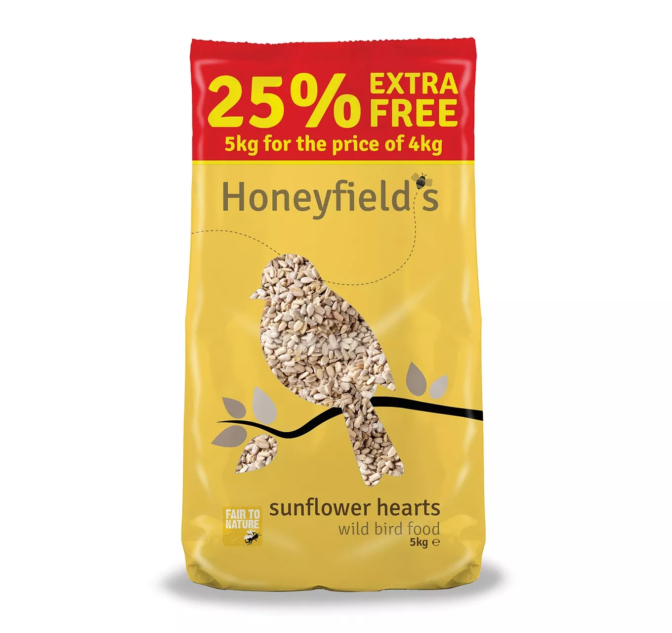 Sunflower Hearts 4kg+25%