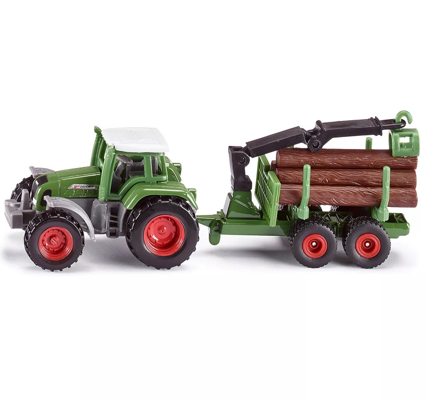 1:87 Fendt Tractor With Forestry Trailer