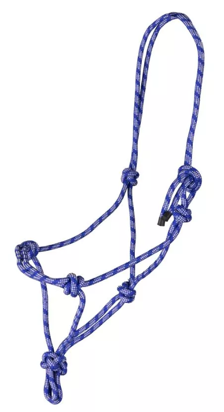Rope Control Headcollar Navy/White