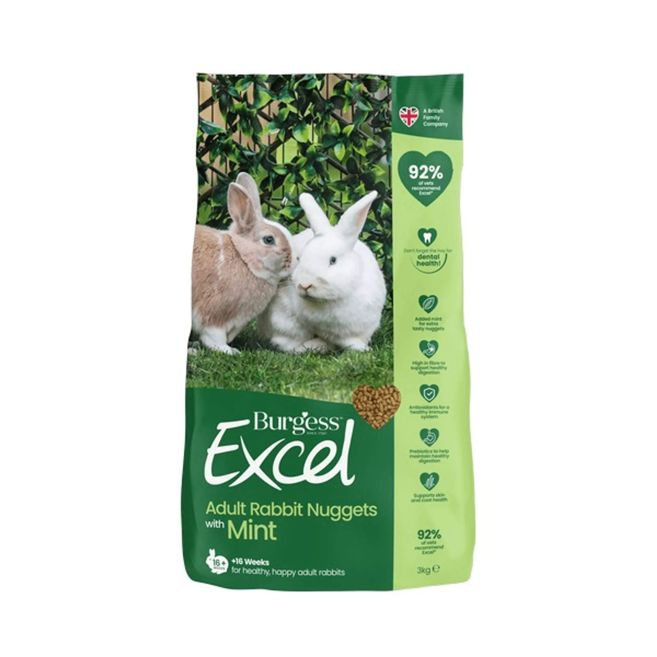 Burgess Excel Adult Rabbit 3kg