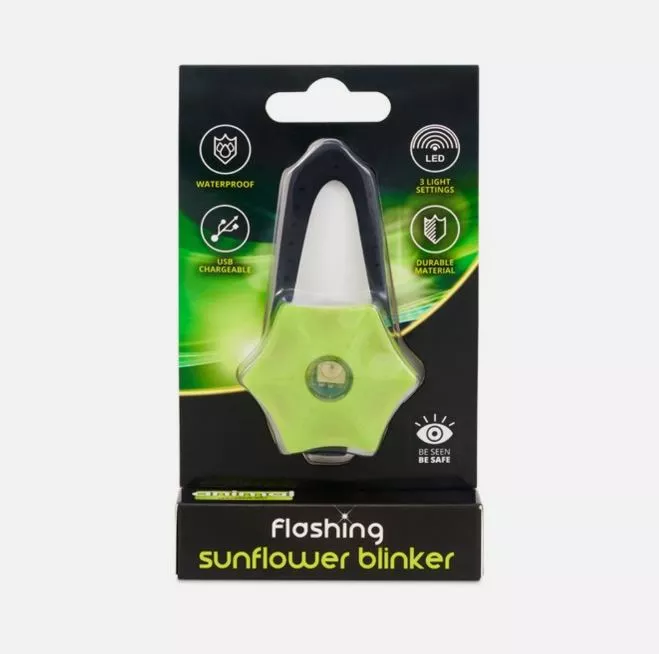Flashing Safety Sunflower Blinker - Yellow