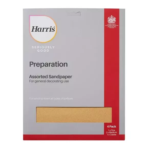 Seriously Good Sandpaper Assorted 4pk