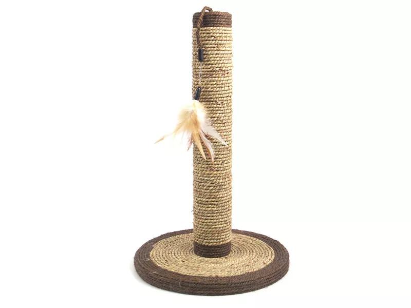 Seagrass Feather Post Cat Scratcher