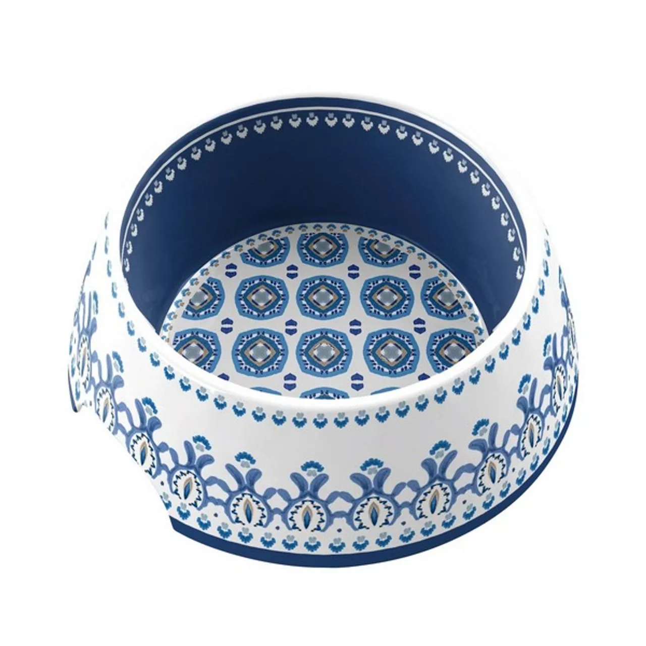 Moroccan Pet Bowl Indigo 7.1x2.8"