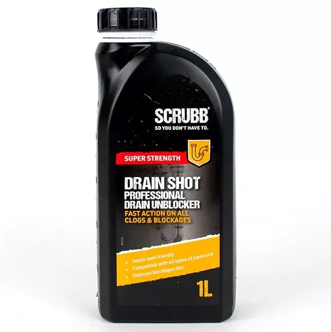 Scrubb Drain Shot Professional Drain Cleaner 1L