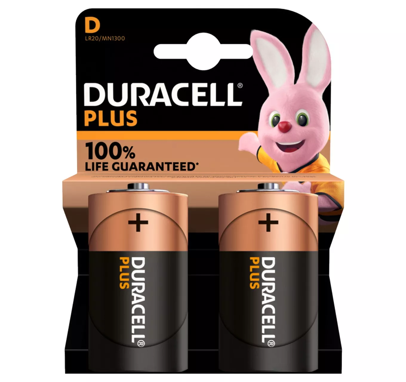 Duracell Plus Power D 2pk