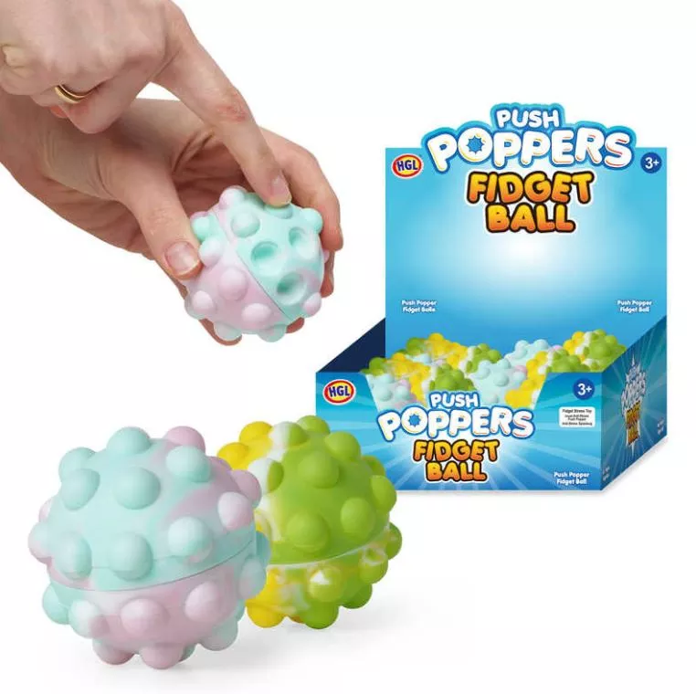 Push Poppers Fidget Ball - Each
