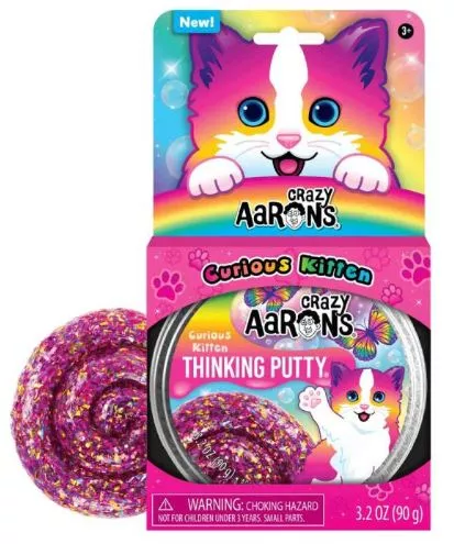 Trendsetters Putty Pets Curious KittenThinking Putty