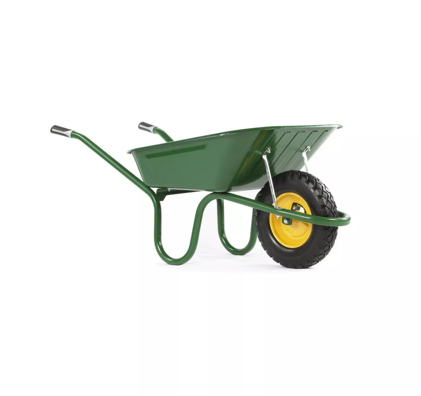 90L Original Metal Wheelbarrow Green Puncture Free