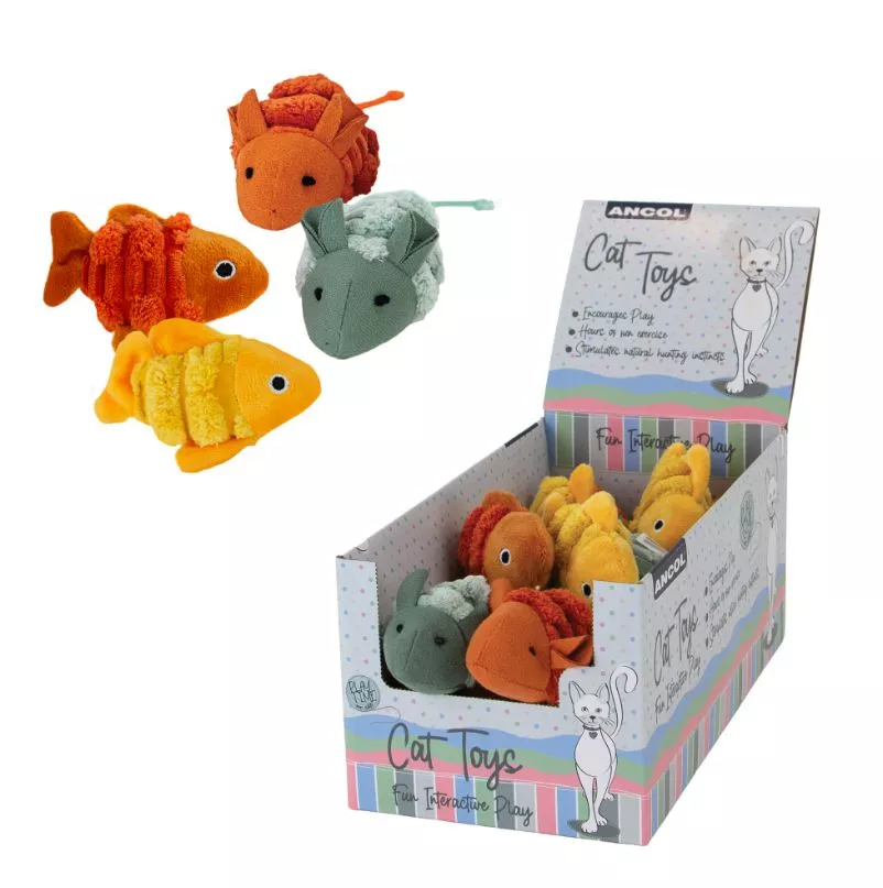 Fish or Mice Cat Toys - Each