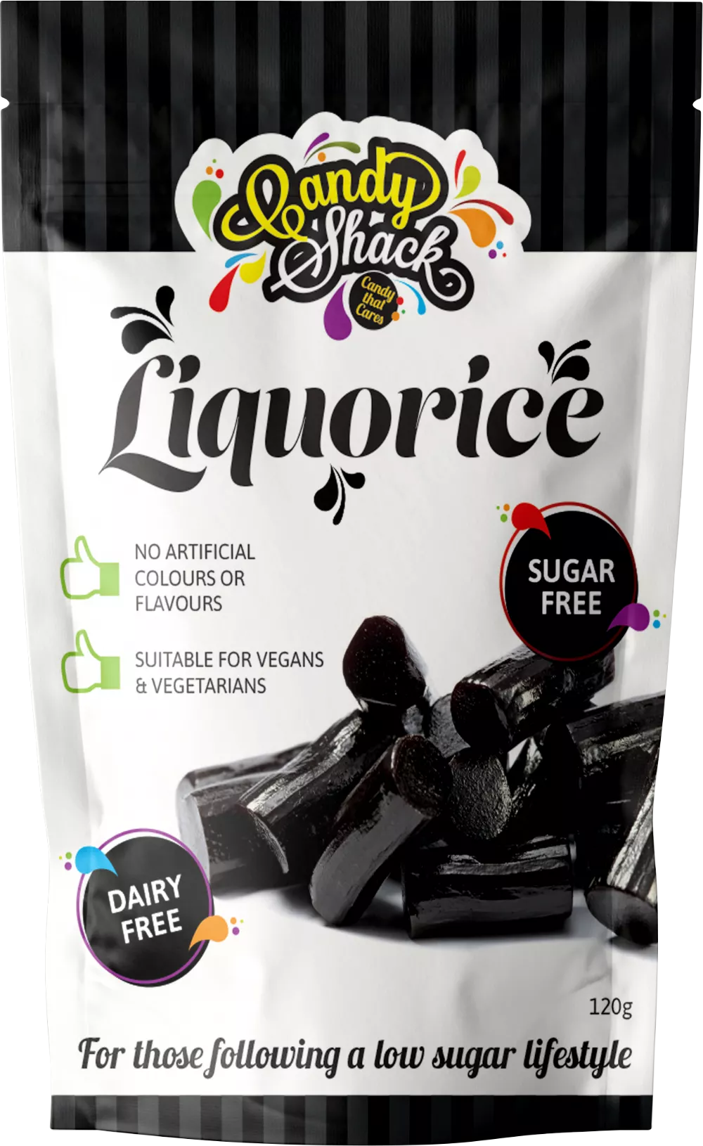 Candy Shack Liquorice - Sugar Free 120g