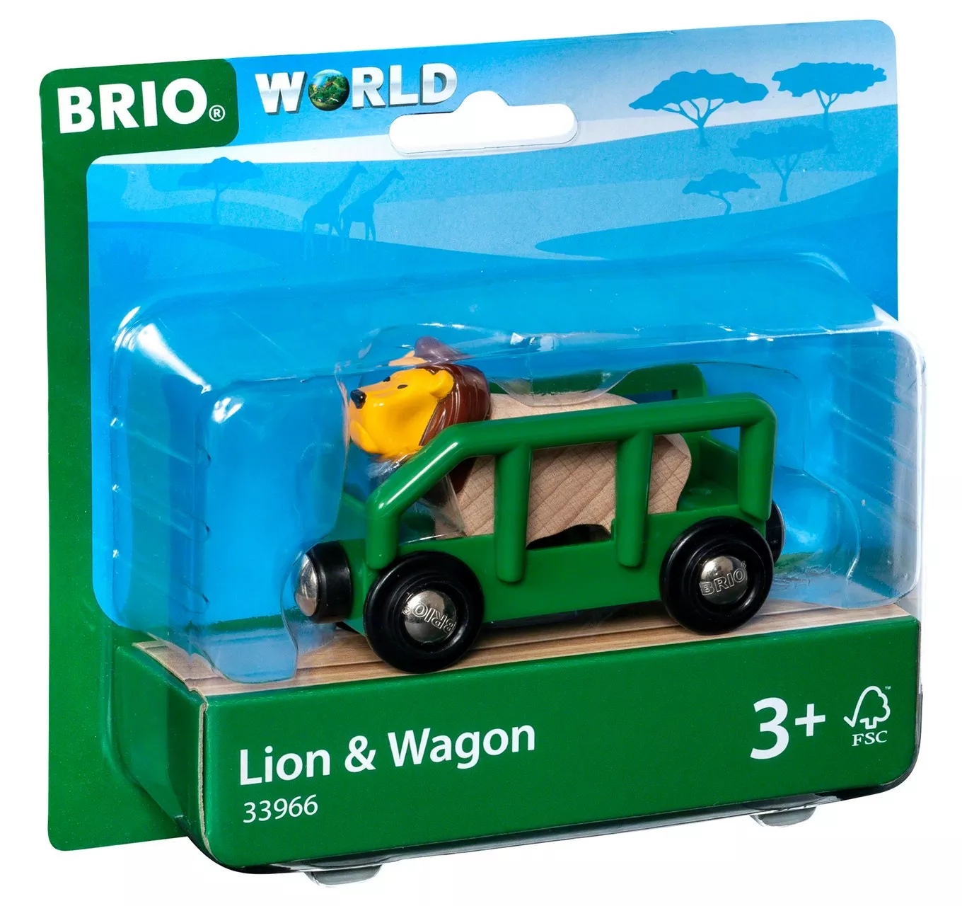 Safari Wagon & Lion