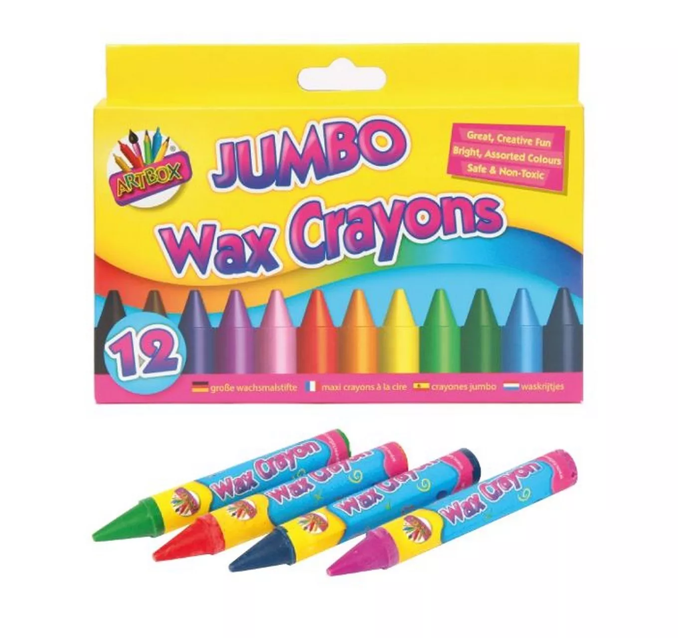 Jumbo Wax Crayons 12pk