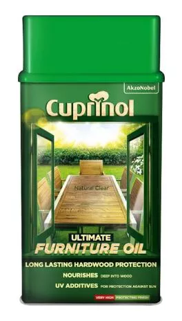 Cuprinol Ultimate Furniture Oil Clear 1L