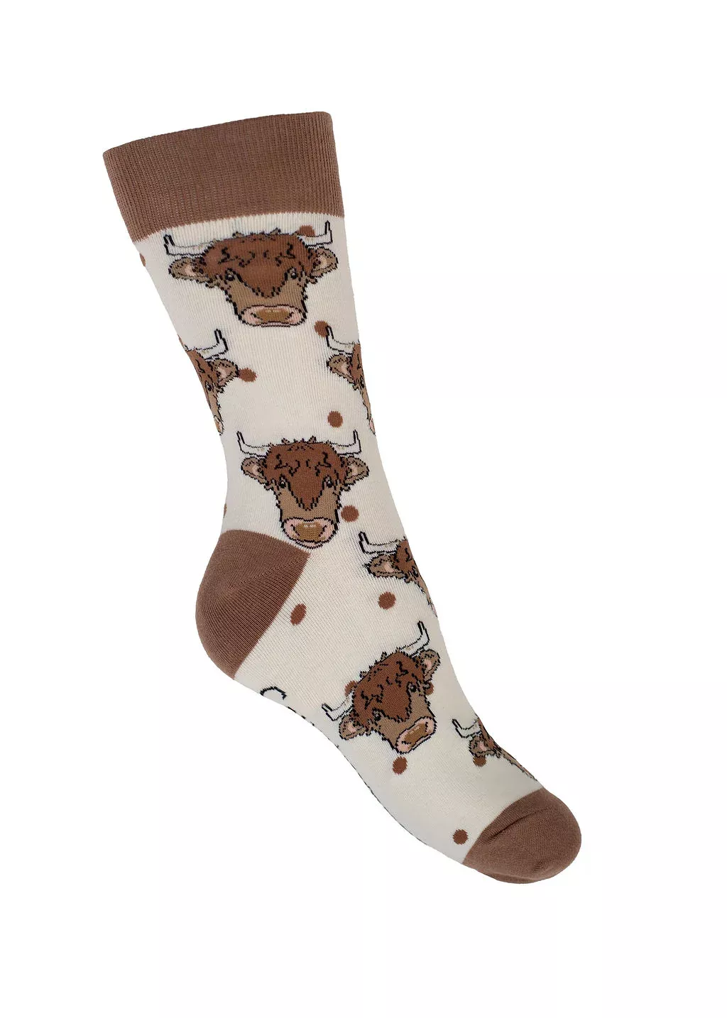 Crew Socks Highland Cow 7-11