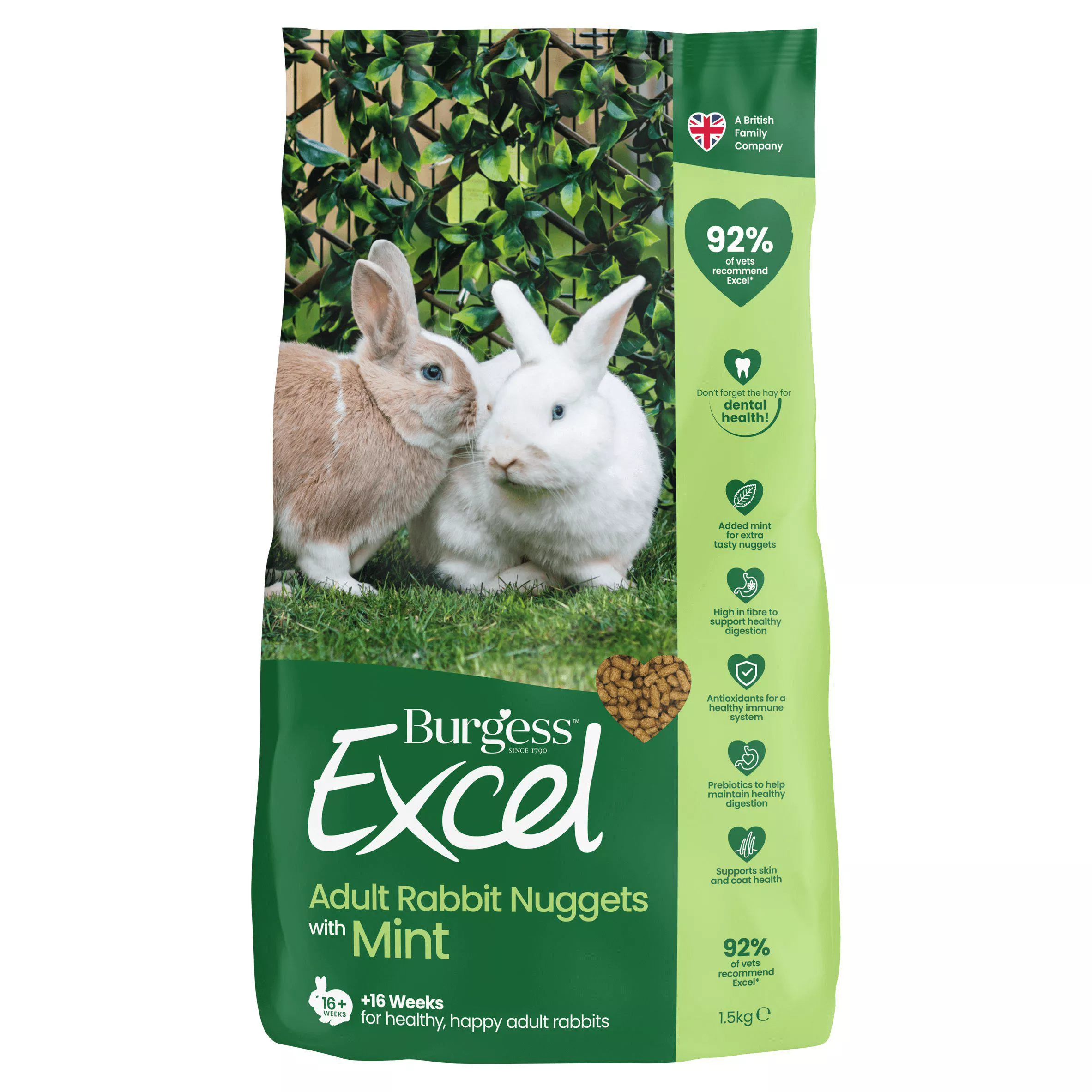 Burgess Excel Adult Rabbit 1.5