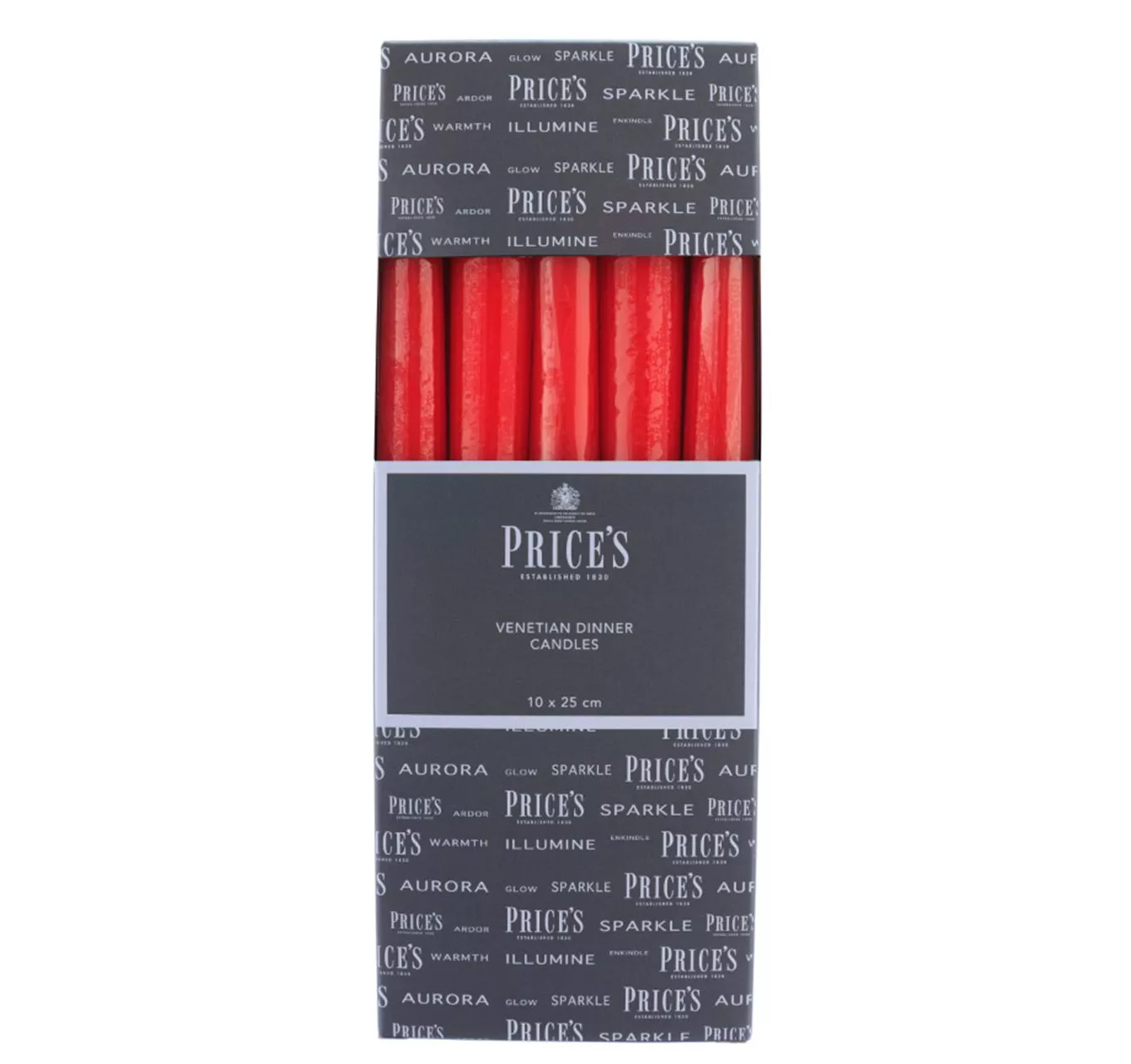 Dinner Candles 10pk - Red