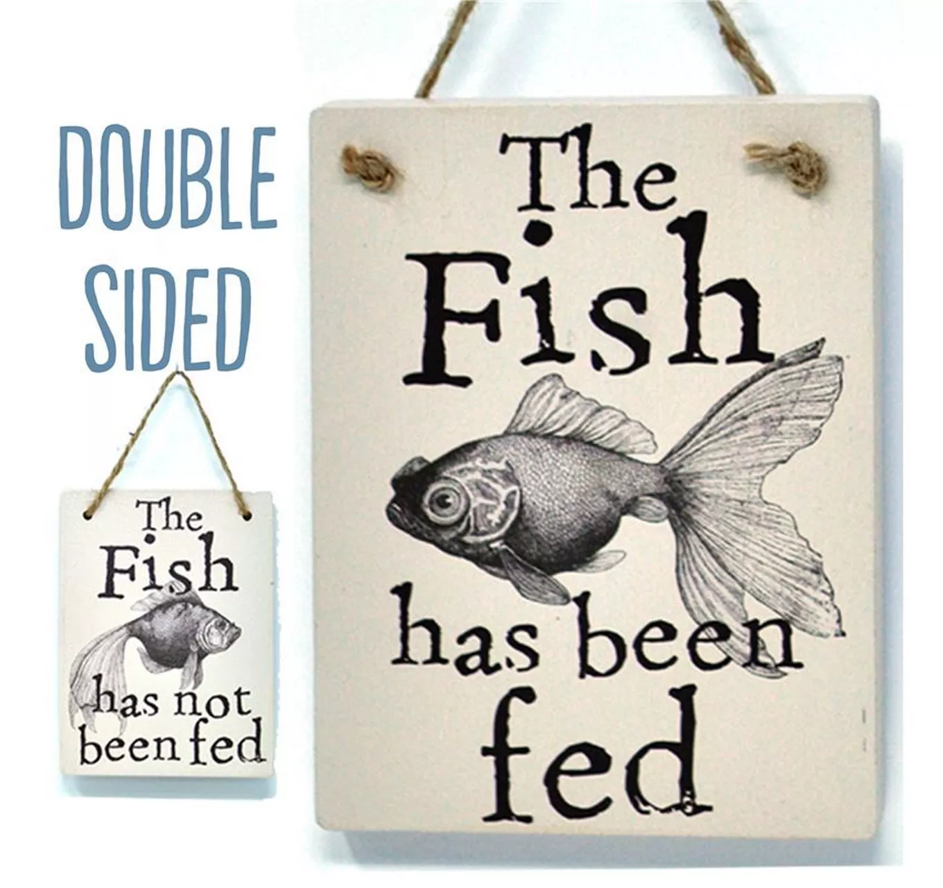 Fish Fed - Double Sign