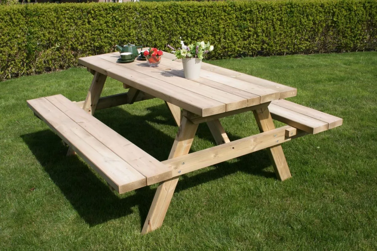 Commercial Rectangular Picnic Table