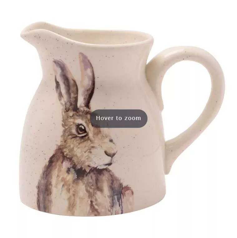 Meg Hawkins Jug - Hare 21 x 15.2 x 18cms