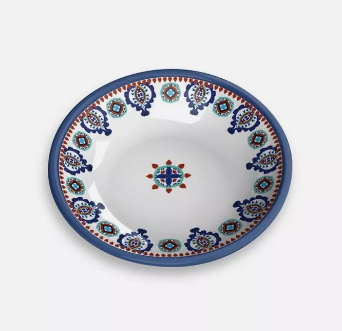 Moroccan Pet Saucer Multi 5.2"