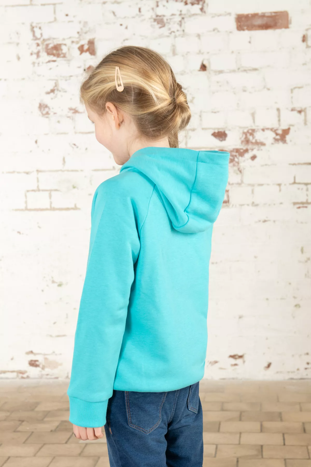 Jessie Hoodie Turquoise 2-3yrs