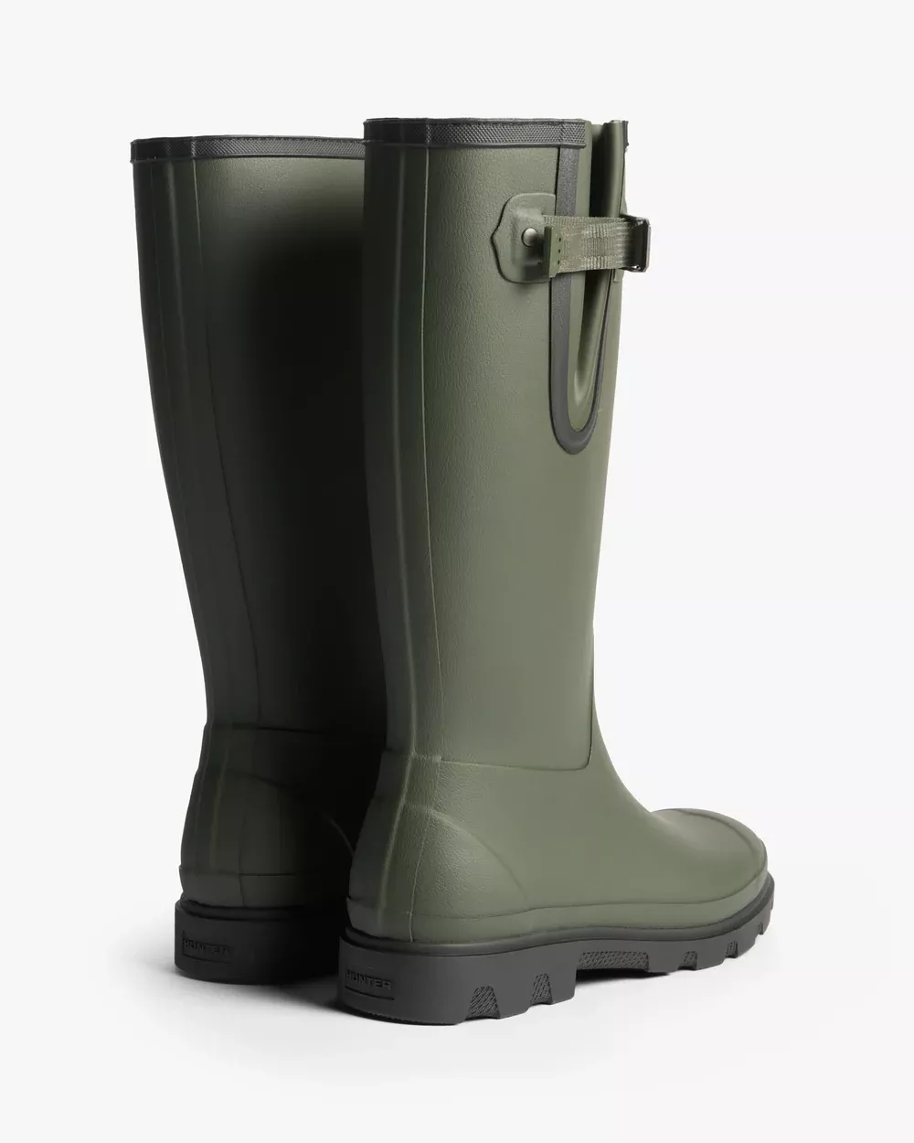 Field Downpour Adjustable Neoprene Lined Boot Olive 9