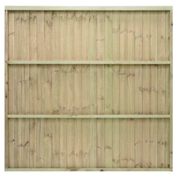 Featheredge Fence Panel 6x6ft