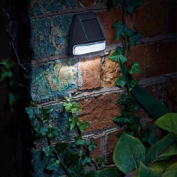 Wall, Fence & Post Solar Lights 3L 4pk